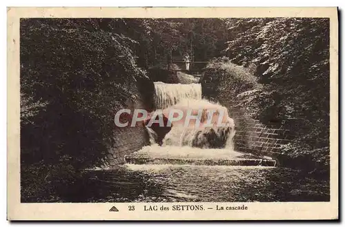 Ansichtskarte AK Lac des Settons La Cascade