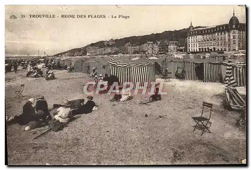 Cartes postales Trouville Reine Des Plages La Plage