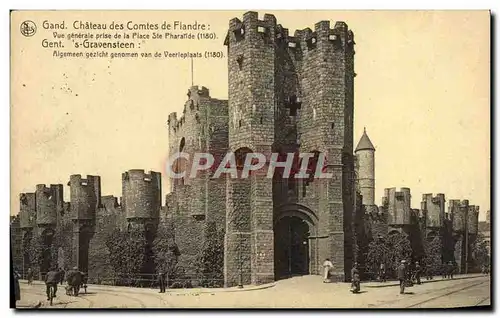 Cartes postales Gand Chateau des Comtes de Flandre