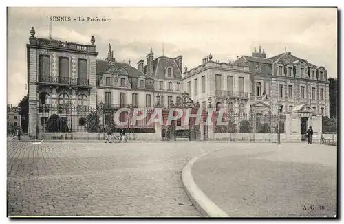 Cartes postales Rennes La Prefecture