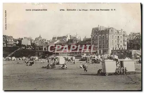 Ansichtskarte AK Dinard La Plage Hotel Des Terrasses