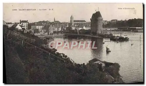 Ansichtskarte AK Saint Servan La Cale Bateau