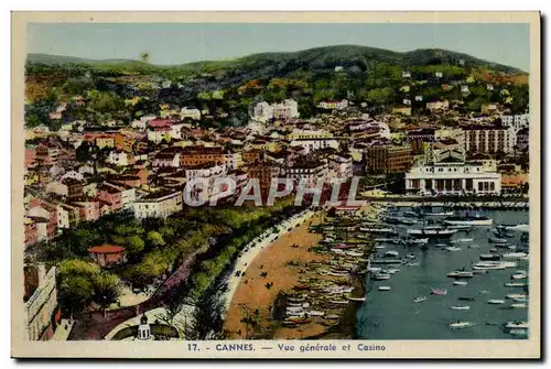 Cartes postales Cannes Vue Generale Et Casino