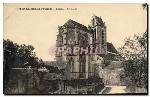 Cartes postales St Sulpice De Favieres L&#39Eglise