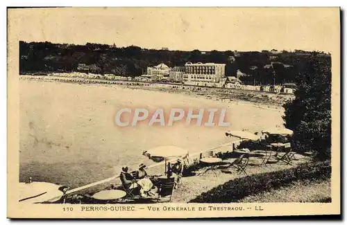 Cartes postales Perros Guirec Vue Generale De Trestraou