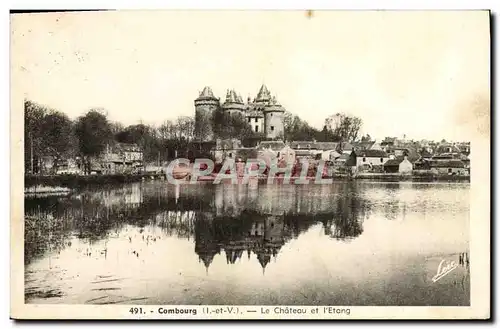 Cartes postales Combourg Le Chateau Et I&#39Etang