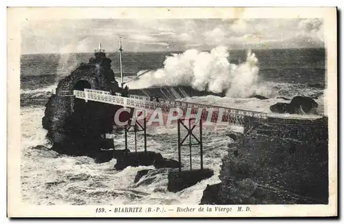 Cartes postales Biarritz Rocher De La Vierge