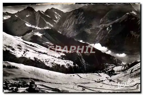 Cartes postales moderne L&#39Alpe D&#39Huez Vue Generale Sur Le Massif De La Muzelle et Pregentil