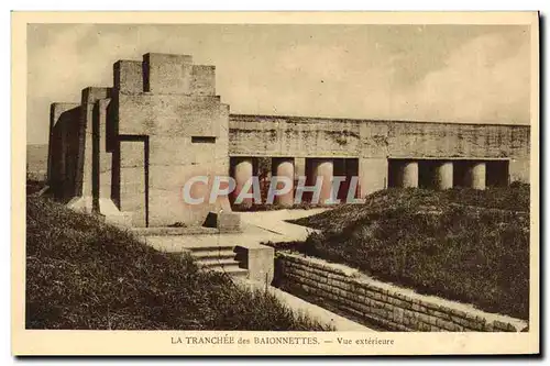 Cartes postales La Tranchee Des Baionnettes Vue Exterieure Militaria