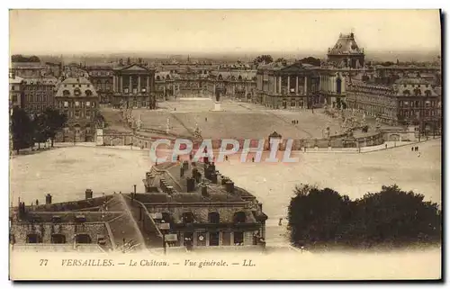 Ansichtskarte AK Versailles Le Chateau Vue Generale