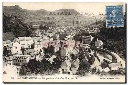 Ansichtskarte AK La Bourboule Vue Generale Et Le Puy Gros