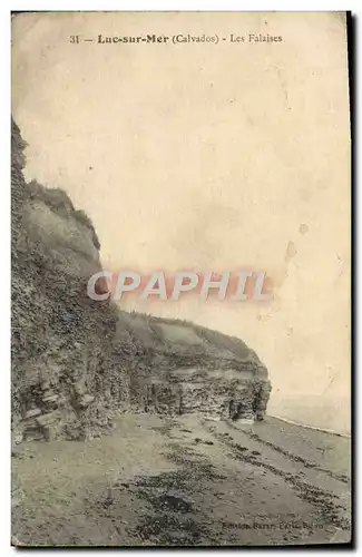 Ansichtskarte AK Luc Sur Mer Les Falaises