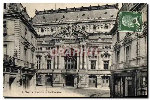 Cartes postales Tours Le Theatre