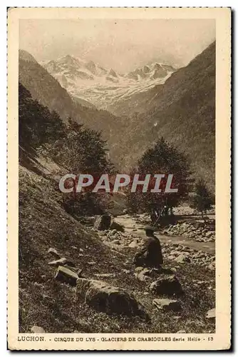 Ansichtskarte AK Luchon Cirque Du Lys Glaciers De Grabioules