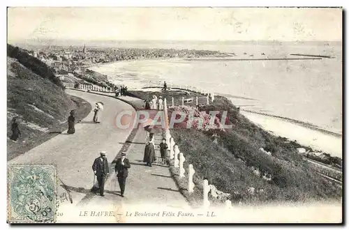 Cartes postales Le Havre Le Boulevard Felix Faure