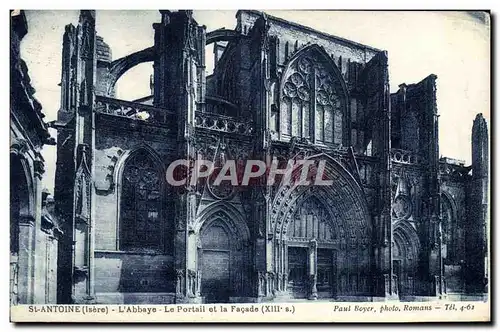 Cartes postales St Antoine L&#39Abbaye Le Portail Et La Facade