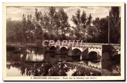 Ansichtskarte AK Brantome Pont Sur La Dronne