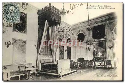 Ansichtskarte AK Palais Du Grand Trianon Chambre de la Reine d&#39Angleterre Versailles