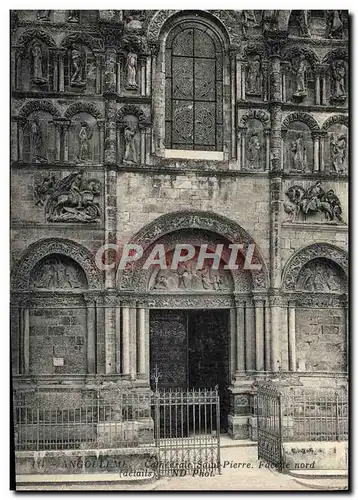 Cartes postales Angouleme Cathedrale Saint Pierre Facade Nord