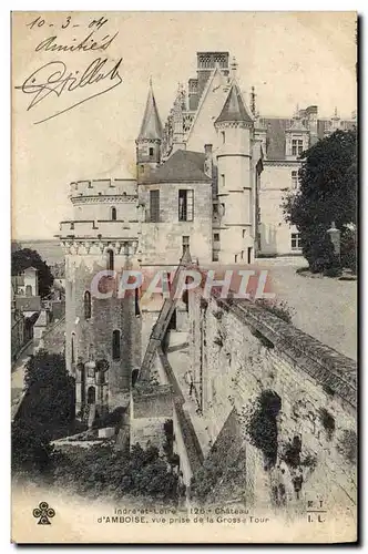 Cartes postales Amboise Vue Prise De La Grosse Tour