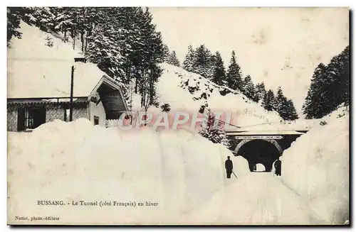 Cartes postales Bussang Le Tunnel en hiver