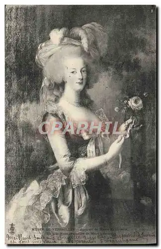 Ansichtskarte AK Musee De Versailles Portrait de Marie Antoinette