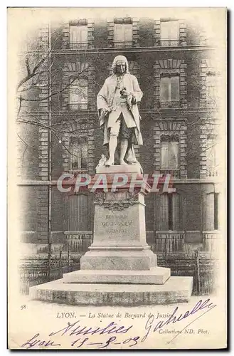 Cartes postales Lyon La Statue De Bernard De Jussien