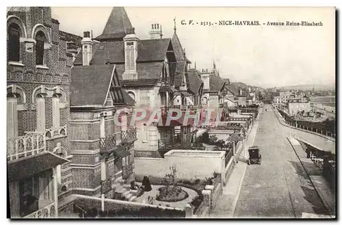 Cartes postales Nice Havrais Avenue Reine Elisabath