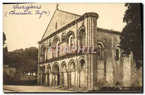 Cartes postales Surgeres Facade de l&#39eglise