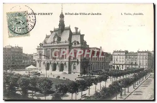 Ansichtskarte AK Blois Perret Hotel De Ville Et Jardin