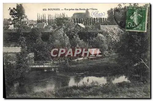 Cartes postales Bourges Vue Prise Des Bords De I'Yevre