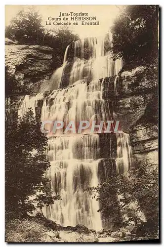 Ansichtskarte AK Jura Touriste Cours Du Herisson La Cascade En Eventail