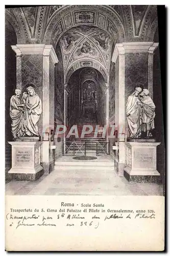 Cartes postales Roma Scala Santa