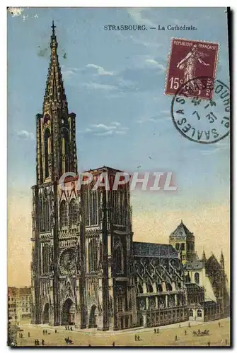 Cartes postales Strasbourg La Cathedrale