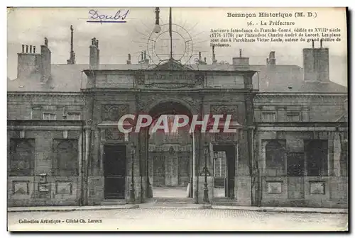 Cartes postales Besancon Historique La Prefecture