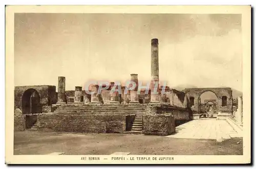 Cartes postales Art Romain Pompei Le Temple De Jupiter