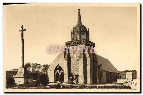 Cartes postales Perros Guirec L'Eglise Et La Calvaire