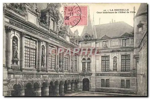 Cartes postales La Rochelle Cour Interieure De I'Hotel De Ville