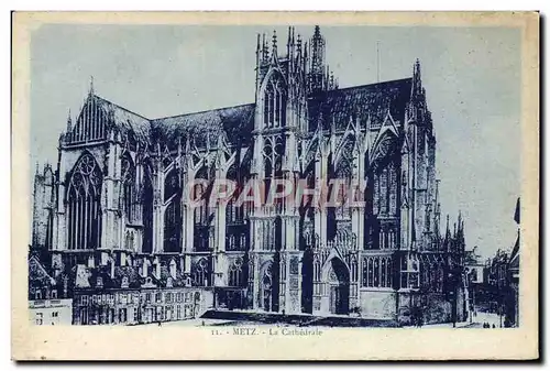 Cartes postales Metz La Cathedrale