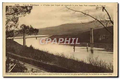 Ansichtskarte AK Pont de Terenez L&#39Aulne