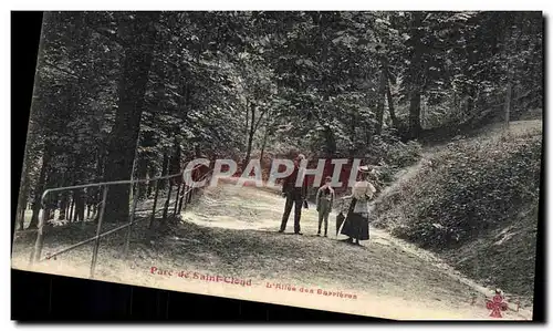 Cartes postales Parc De Saint Cloud L&#39Allee Des Barrieres