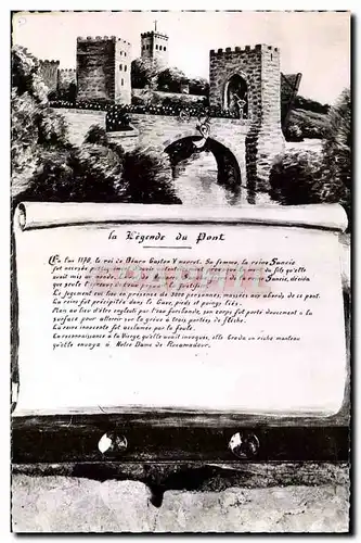 Cartes postales moderne Sauveterre du Bearn La legende du pont