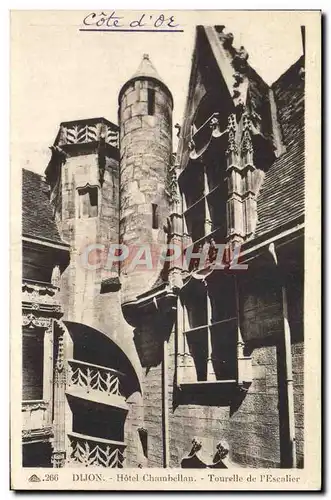 Cartes postales Dijon Hotel Chambellan Tourelle De I&#39Escalier