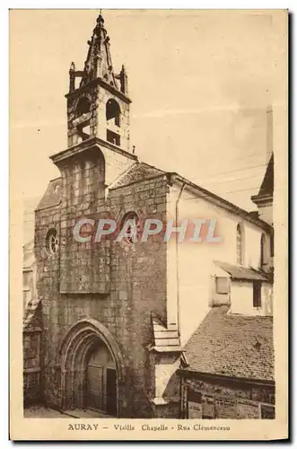 Cartes postales Auray Vieille Chapelle Rue Clemenceau