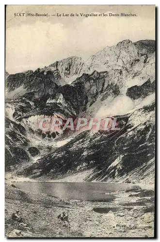 Cartes postales Sixt Le Lac De La Vogeallaz Et Les Dents Blanches