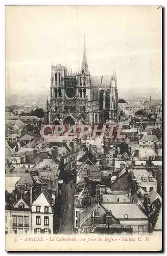 Ansichtskarte AK Amiens La Cathedrale Vue Prise Du Beffroi