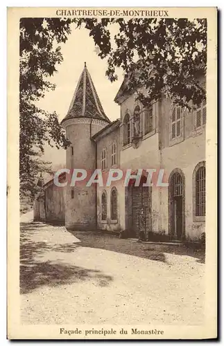 Ansichtskarte AK Chartreuse De Montrieux Facade Principale Du Monastere