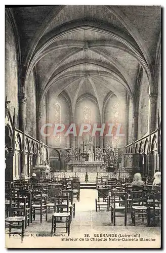 Cartes postales Guerande Interieur De La Chapelle Notre Dame La Blanche