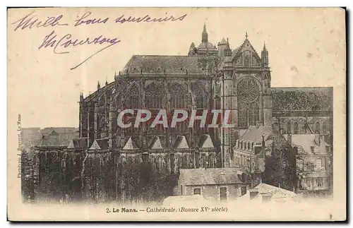 Cartes postales Le Mans Cathedrale