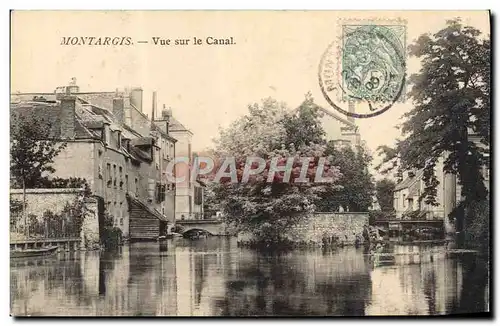 Cartes postales Montargis Vue Sur Le Canal